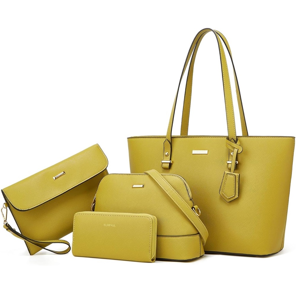 Elm & Paul 4 Piece Bag Set (Green) NWT